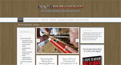 Desktop Screenshot of penturningtexan.com